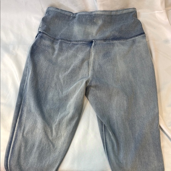 Athena Marie Women's Mermaid Stretch Flare Bottom Capri Blue Jeans, Large, NWOT - Picture 8 of 9